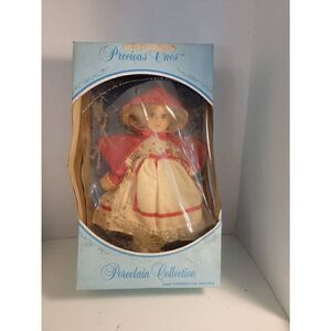 Vintage 1984 Precious Ones Porcelain Collection Little Red Riding Hood Doll IOB